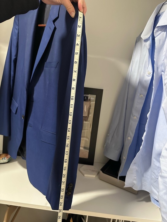Burberry Blue Sport Coat - Picture 14 of 15